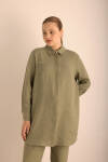 Haki Keten Tunik 