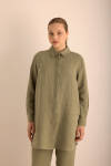 Haki Keten Tunik - 3