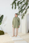 Haki Keten Tunik - 1