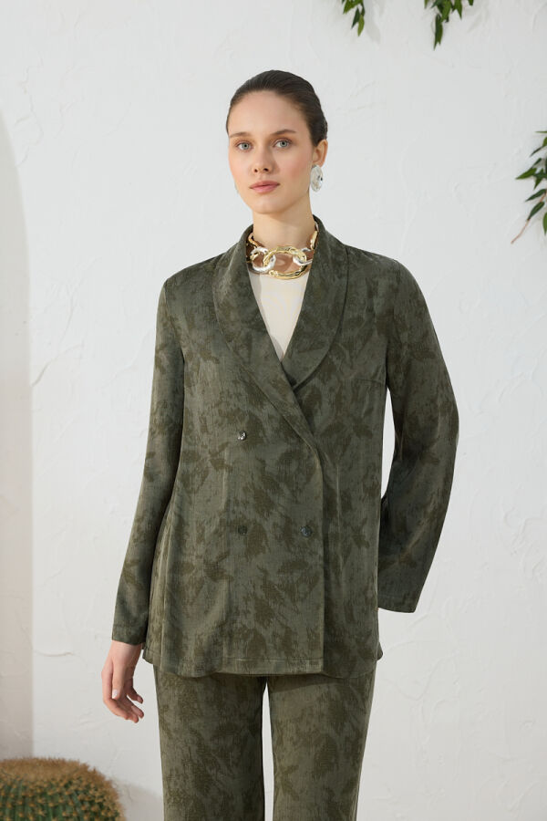 Haki Kruvaze Kapama Tunik - 2