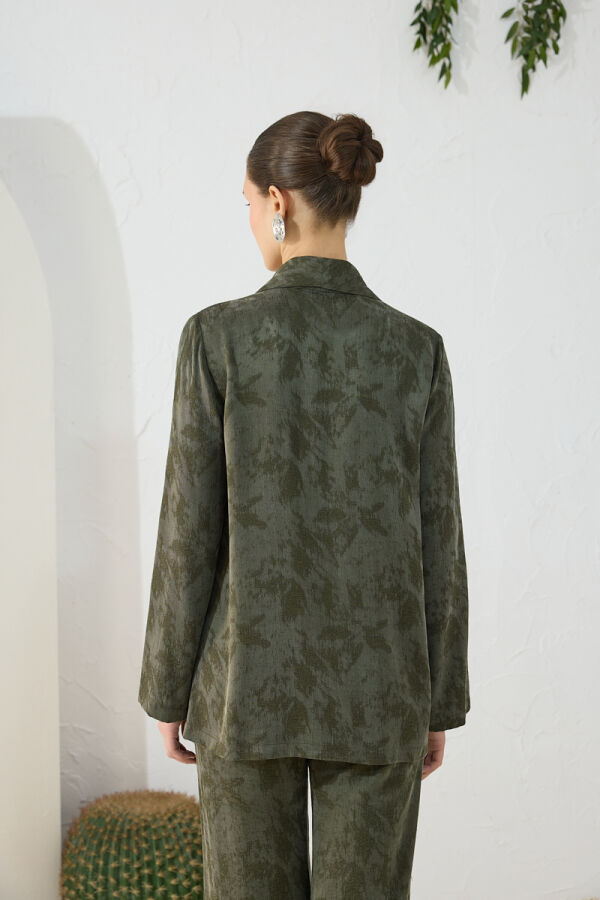 Haki Kruvaze Kapama Tunik - 7