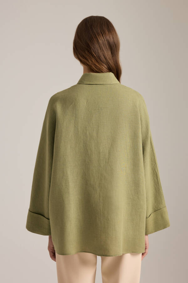 Haki Rahat Form Keten Tunik - 6