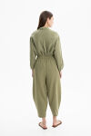 Haki Rahat Kesim Basic Pantolon - 3