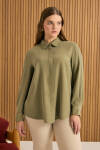 Haki Tencel Bluz 