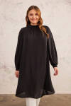 Siyah Hakim Yaka Tunik - 4
