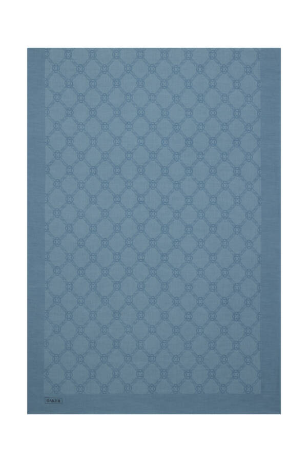 İndigo Pamuk İpek Şal - Aker