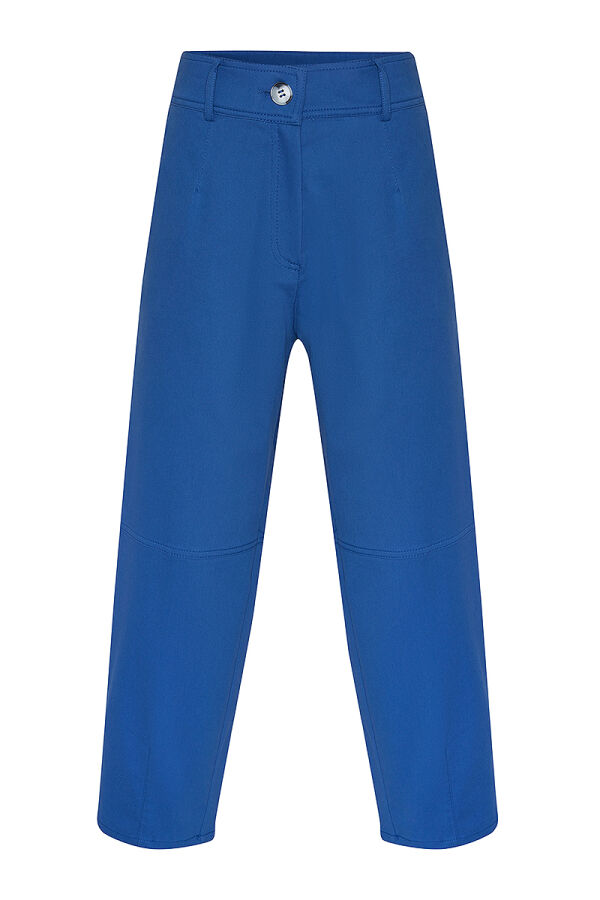 İndigo Beli Lastikli Pantolon - 1