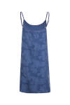İndigo Çiçek Dokulu Tencel , Askılı Gecelik - 3