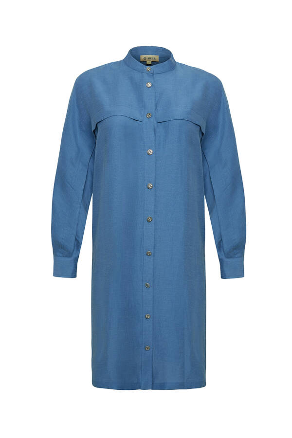 İndigo Keten Kap - Aker