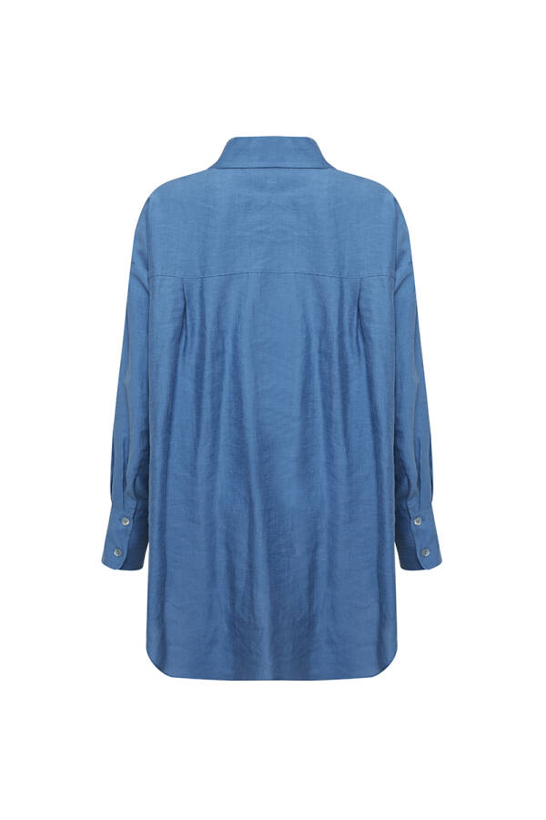 İndigo Keten Tunik - 3