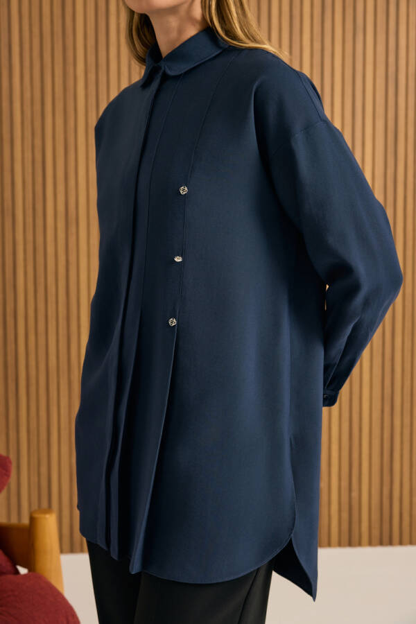 İndigo Koza Logolu Modal Tunik - 4