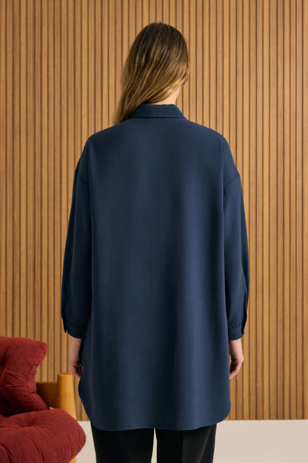 İndigo Koza Logolu Modal Tunik - 6