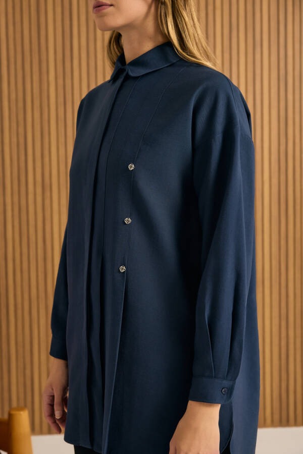 İndigo Koza Logolu Modal Tunik - 5