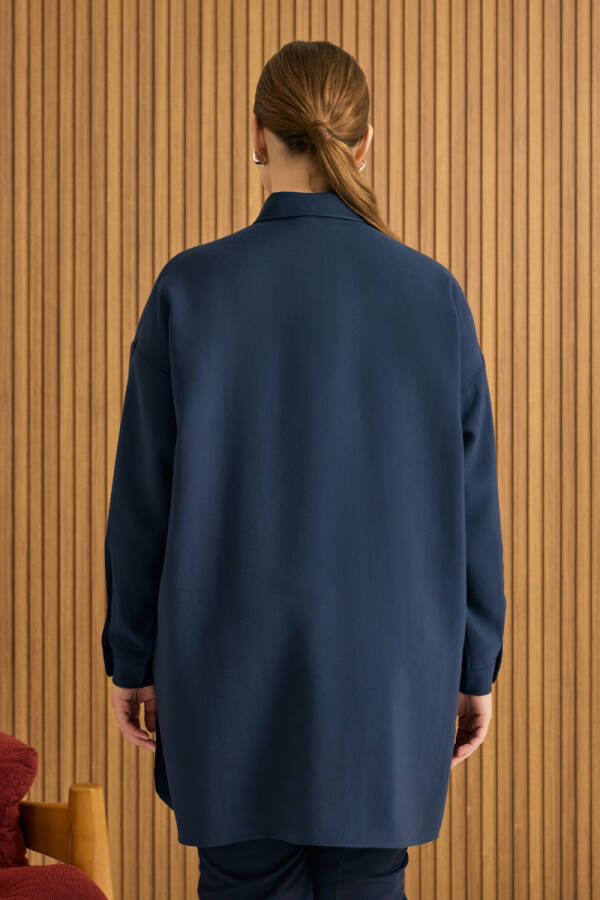 İndigo Koza Logolu Modal Tunik - 6