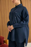 İndigo Koza Logolu Modal Tunik - 5