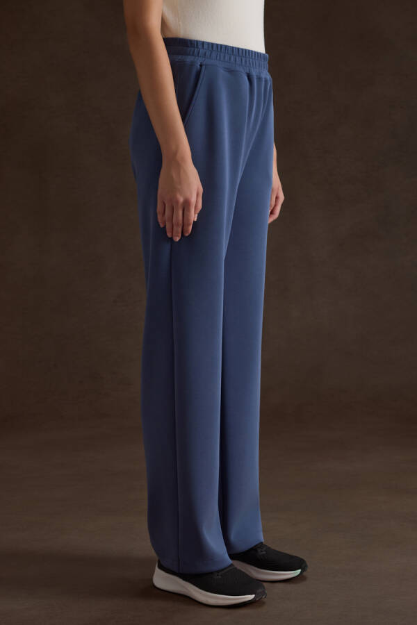 İndigo Modal Pantolon - 4