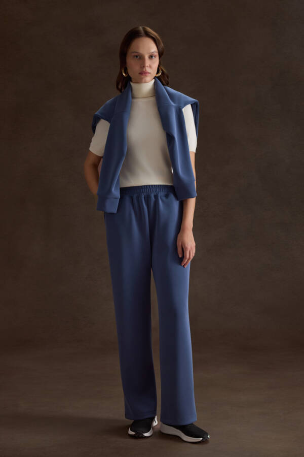 İndigo Modal Pantolon - 1