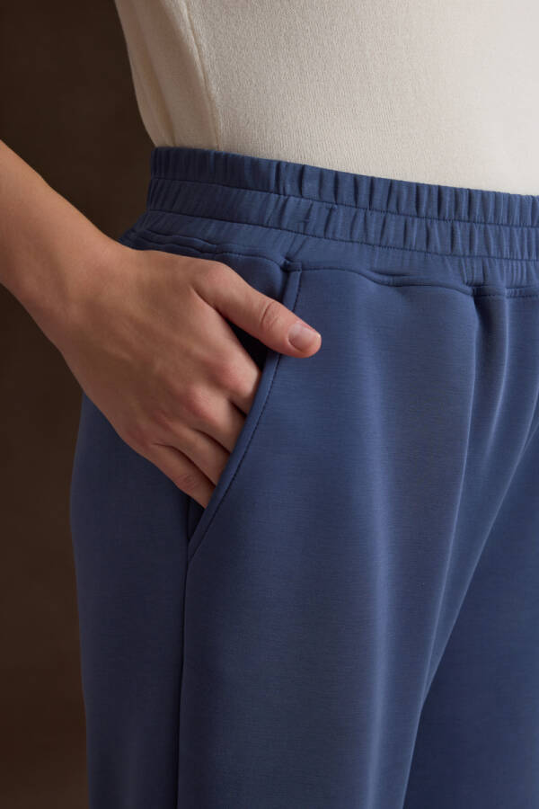 İndigo Modal Pantolon - 6