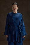İndigo Rayon Viscon Kimono - 2