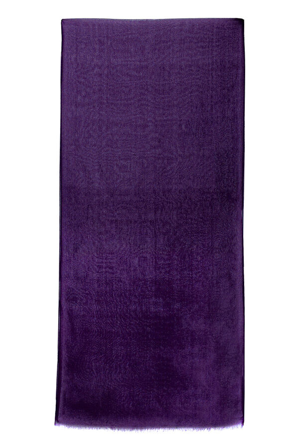 Renkli İpek Krinkıl Fular 35 x 135 - Aker