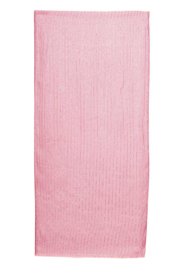 Renkli İpek Simli Fular 35 x 135 - 1