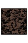 Kahverengi 110X110 İpek Krep Saten Eşarp 