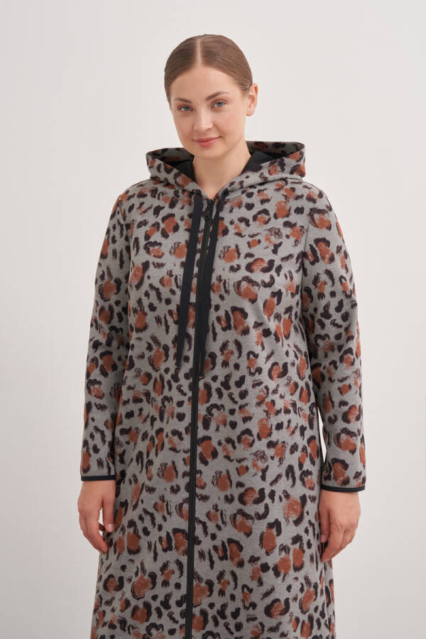 Kahverengi Fermuarlı Spor Kap - 4