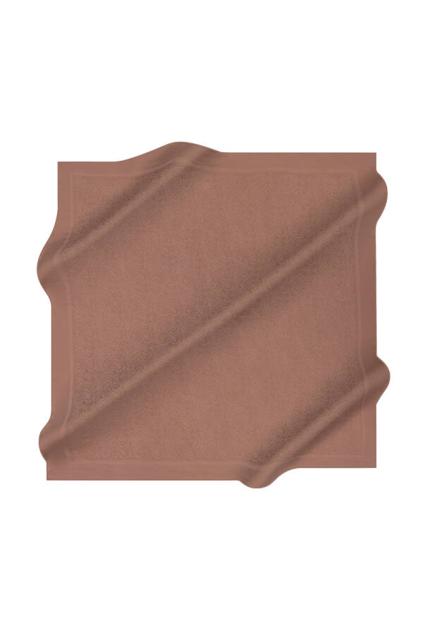 Kahverengi Etnik Jakar Eşarp - 1