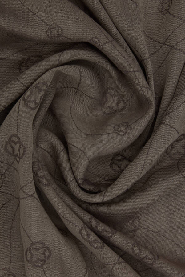 Kahverengi 3840707 PAMUK İPEK SAL - Aker (1)