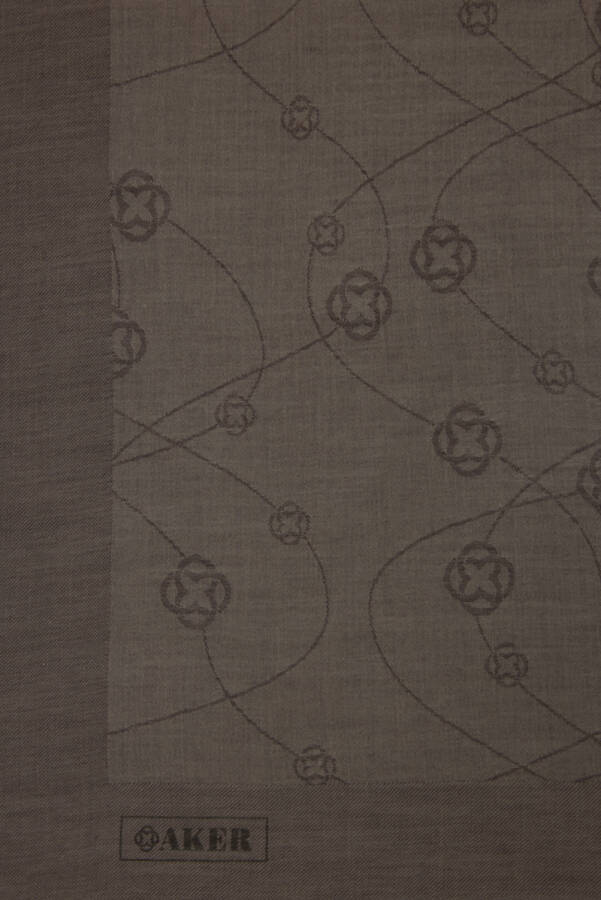 Kahverengi 3840707 PAMUK İPEK SAL - 3