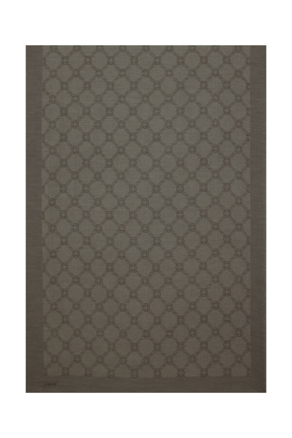 Kahverengi 3840709 PAMUK İPEK SAL - 1