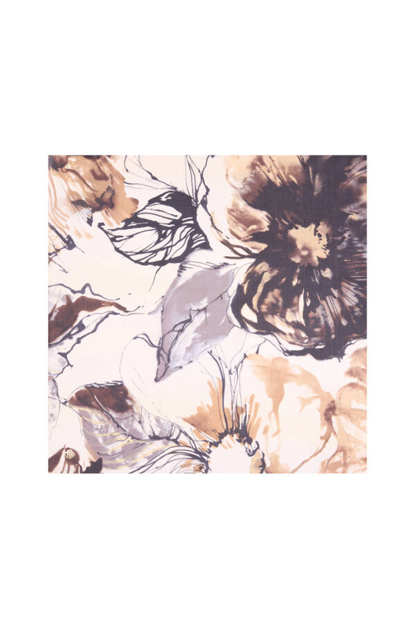 Kahverengi 50x50 Fular - 1