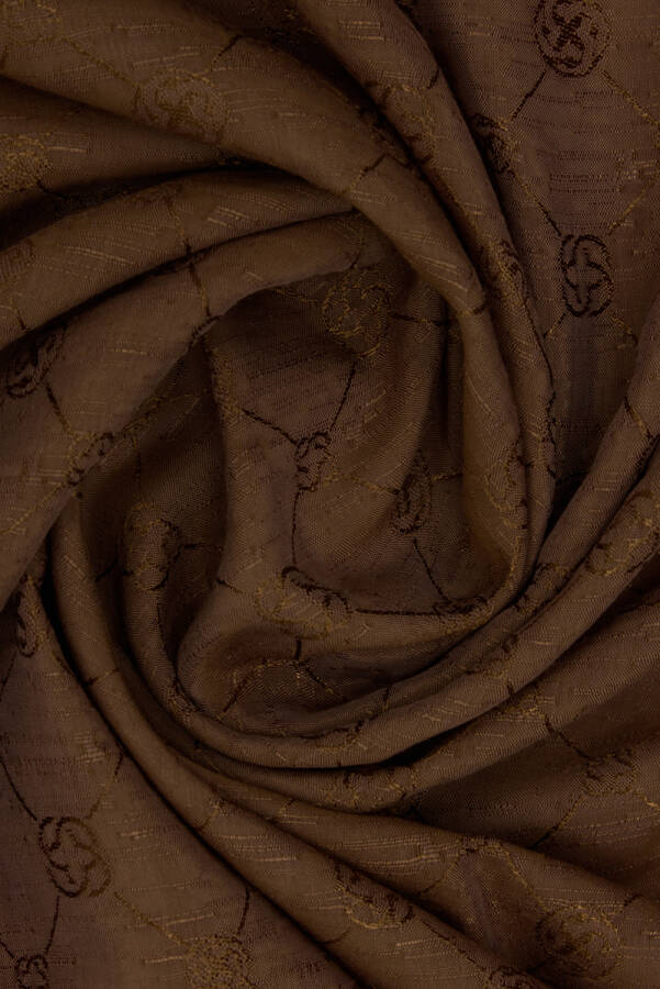 Kahverengi 70X190 CM Koza Şal - 3