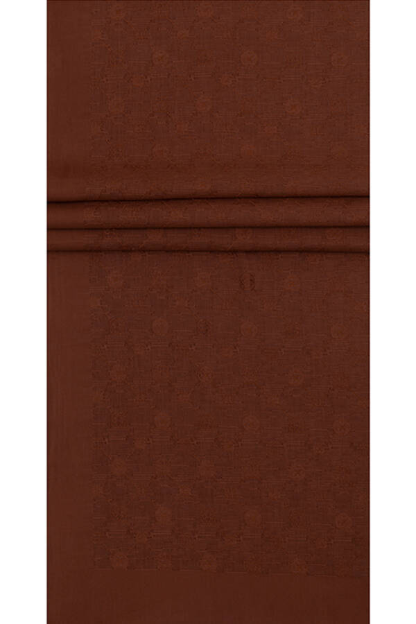 Kahverengi 70X190 CM Koza Şal - Aker