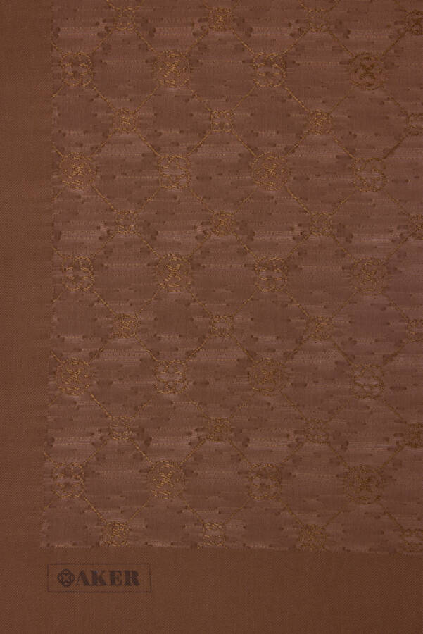 Kahverengi 70X190 CM Koza Şal - 4