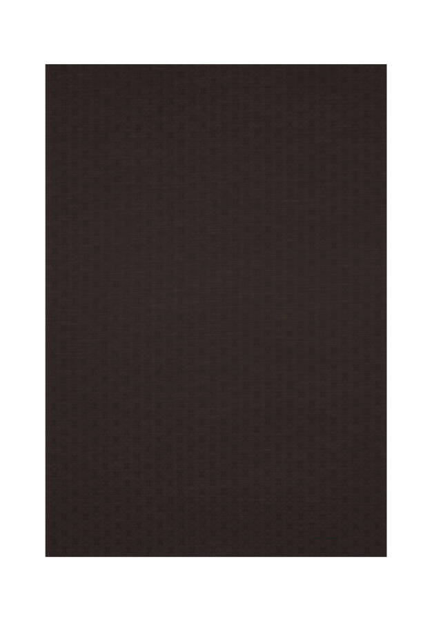 Kahverengi 75X190 CM Logolu İpek Koton Jakar Şal - 1