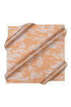 Kahverengi 90X90 İpek Krep Saten Eşarp - 3