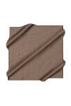Kahverengi 90X90 İpek Krep Saten Eşarp 