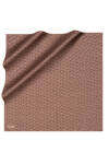 Kahverengi 90X90 İpek Twill Eşarp 