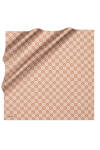 Kahverengi 90X90 İpek Twill Eşarp 