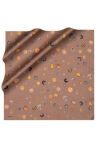 Kahverengi 90X90 İpek Twill Eşarp 