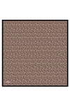 Kahverengi 90X90 İpek Twill Eşarp 