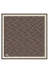 Kahverengi 90X90 İpek Twill Eşarp 