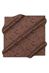 Kahverengi 90X90 İpek Twill Eşarp - 1