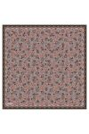 Kahverengi 90X90 İpek Twill Eşarp 