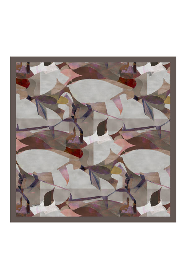 Kahverengi 90X90 Pure Touch Eşarp - 1