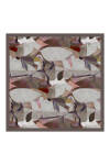Kahverengi 90X90 Pure Touch Eşarp 