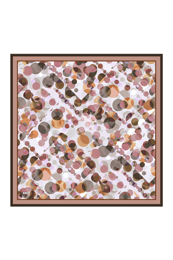 Kahverengi 90X90 Pure Touch Eşarp - 1