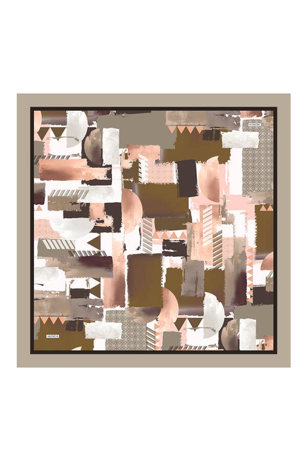 Kahverengi 90X90 Pure Touch Eşarp - ARANCIA