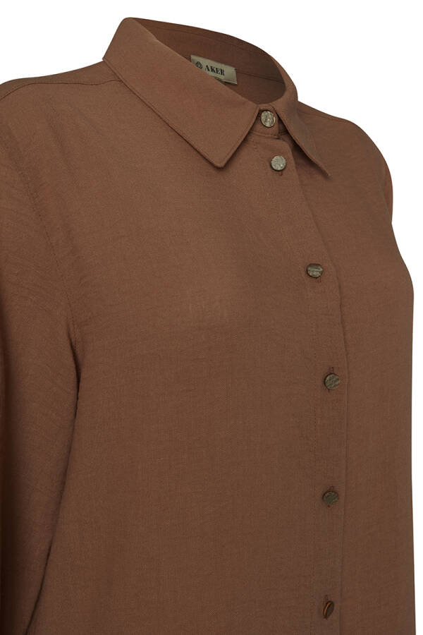 Kahverengi Basic Bluz - Aker (1)